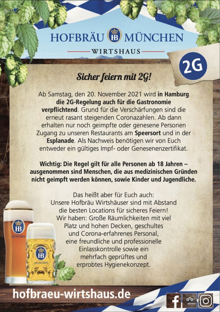Regulace 2G v Hamburku