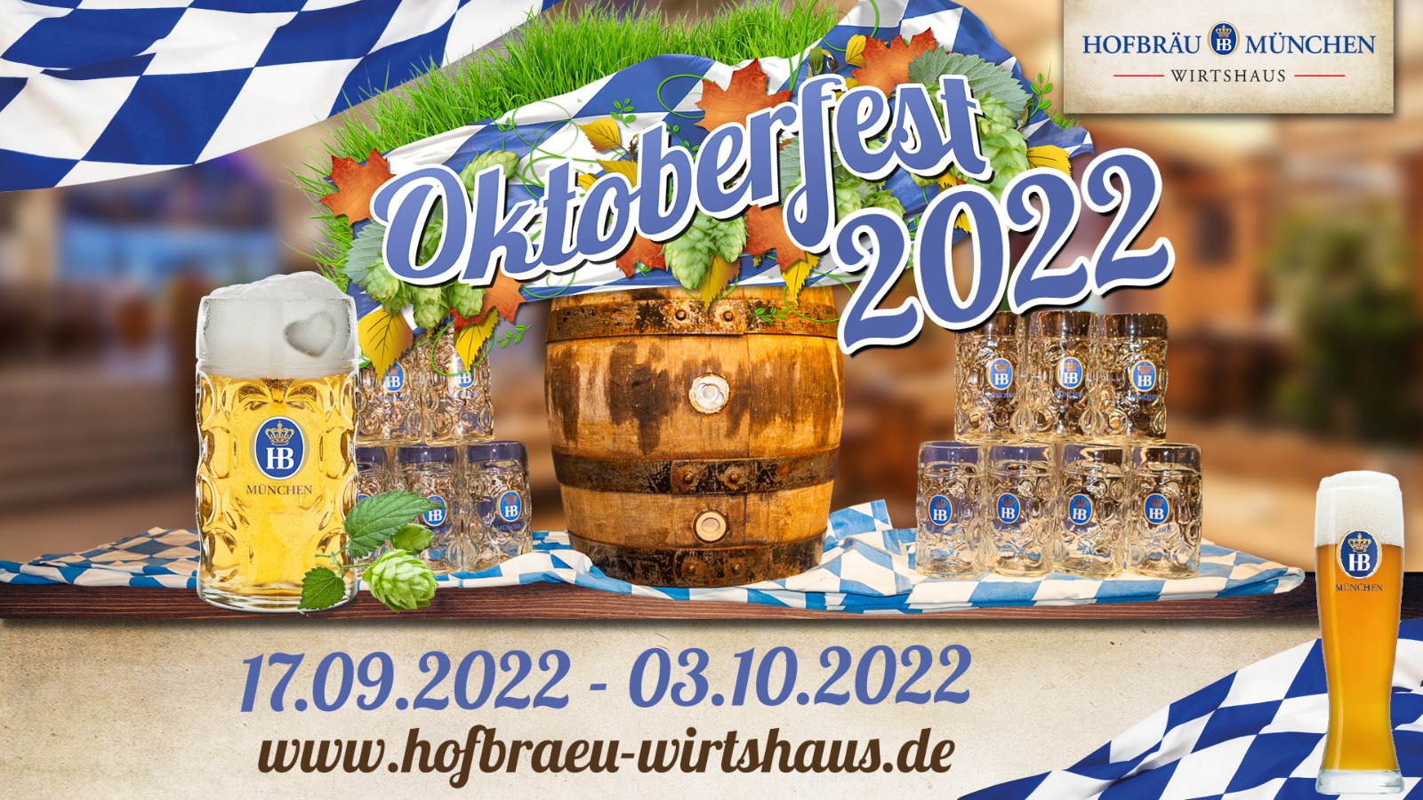 Oktoberfest 2023 Hamburg Hofbräu Wirtshaus
