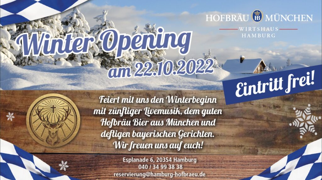 Winter Opening 2022