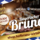 Баварский бранч с кренделями, пивом и белыми сосисками в Hofbräu Wirtshaus Hamburg